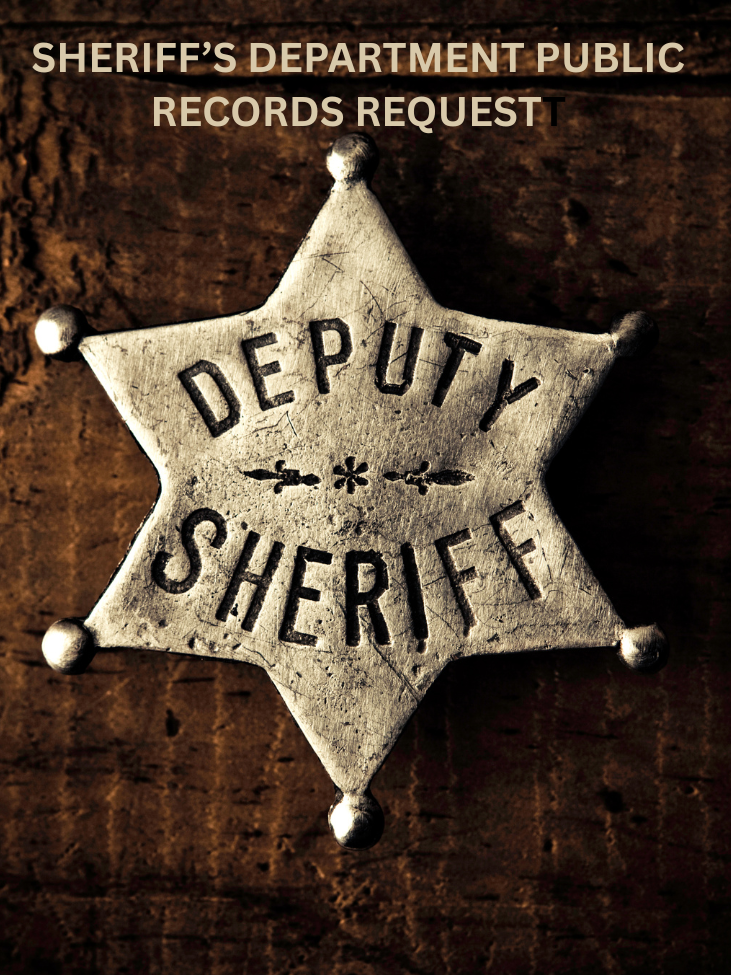Public Records Request- Sheriff's Department